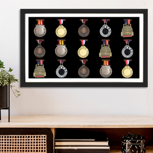 Huy chương hiển thị khung khung hình ảnh tường nghệ thuật hiển thị chất lượng cao hiển thị trường hợp cho huy chương cho bộ nhớ quý giá - Product Image 6