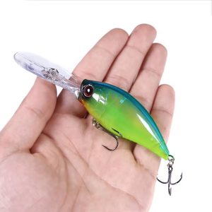 Palmer 12,5 centímetros 20,5g longa língua mergulho profundo Minnow pesca isca água salgada Crankbait plástico Minnow iscas duras - Product Image 3