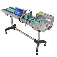 Machine de séparation automatique et de codage par lots, imprimante jet d'encre TIJ pour la ligne d'impression de codes de date sur cartons, feuilles et sachets plats