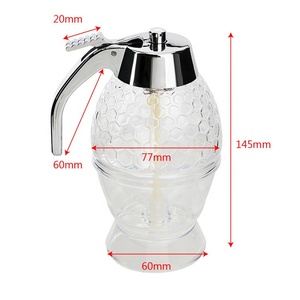 Squeeze Bottle Honey Jar Container <strong>Bee</strong> Drip Dispenser Kettle Storage Pot Stand Holder Juice Syrup Cup Home <strong>Kitchen</strong> <strong>Accessories</strong> - Product Image 4