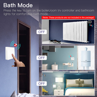 Interrupteur à bouton-poussoir intelligent Tuya Smart Home ZigBee3.0, commande à distance par application, hub Zigbee nécessaire, fonctionne avec Alexa