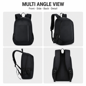Wasserdichter Laptop-Rucksack mit individuellem Logo für Herren, Alltagsgebrauch, lässig, großes Fassungsvermögen, Schultasche für Teenager - Product Image 6
