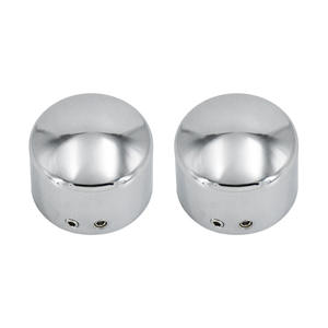 Pièces de moto, bouchon de vis d'axe avant de moto, couvercle décoratif d'axe avant en aluminium CNC, adapté aux pièces Harley - Product Image 2