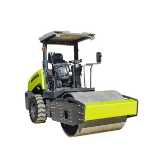 Compacteur vibrant à tambour unique 4T avec roues en acier, moteur diesel, certifié EPA, équipement de construction - Product Image 5