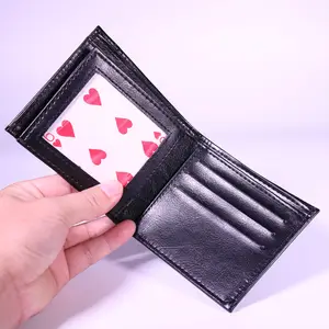 Portemonnee Street Magic Voor Professionals Lederen Magic Fire Wallet Stage Magic Tricks