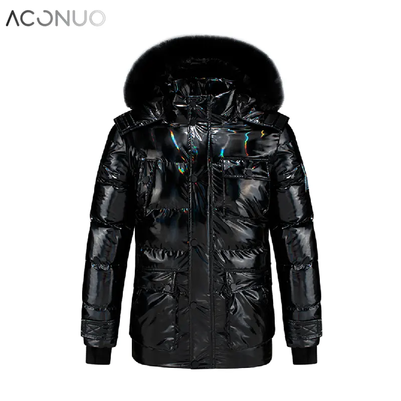 ACONUO OEM ODM top quality men jackets Outdoor Male Padded Bubble coats for men Warm Winter mens puffer jackets