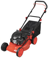 Tondeuse à gazon électrique à chenilles 1800W avec bac de ramassage 45L, hauteur réglable pour jardin