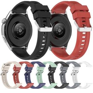 Bracelets en silicone ondulés universels de 18 mm avec boucle à pression pour montre 6 41 mm, boucle sportive souple et respirante, bracelet de montre sport - Product Image 6