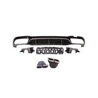 Tuyau d'échappement arrière ABS Direct d'usine pour Mercedes Benz classe E Sport W213, mise à niveau au Style E63 2016 2017 2018