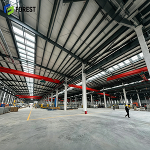 Estructura de Portal Resistente a la Corrosión, Producción Comercial, Fabricación Industrial, Nave Metálica Antisísmica - Product Image 1