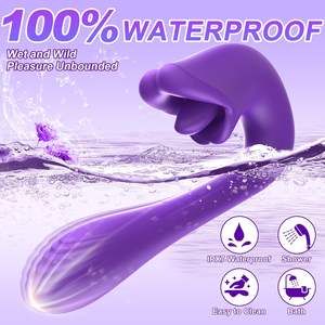 Ensemble <span class=keywords><strong>de</strong></span> vibrateurs linguaux 10 modes <span class=keywords><strong>de</strong></span> vibration et <span class=keywords><strong>de</strong></span> stimulation des lèvres, violet, stimulateur du point G et du clitoris pour femmes et couples - Product Image 1