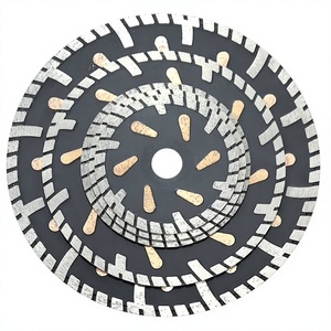 <span class=keywords><strong>Disque</strong></span> de coupe turbo circulaire industriel en gros, lames frittées à bride, lame de scie diamantée en forme de goutte d'eau pour <span class=keywords><strong>meuleuse</strong></span> d'angle, garantie 3 ans - Product Image 1