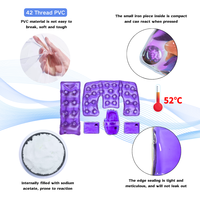 Pack chaud/froid réutilisable Magic Click avec acétate de sodium pour soulager les douleurs au cou, aux épaules et au dos - Coussin chauffant en gel PVC
