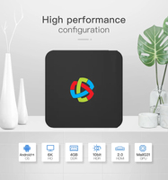 Android 12.0 Quad Core 4GB 32GB WiFi Smart TV Box 4K con Función de Decodificador Digital, Compatible con Reproducción por Internet, Mibox