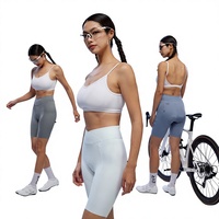Short de cyclisme pour femme EVR à taille haute avec coussinets élastiques italiens à séchage rapide – Vêtement de cyclisme haute élasticité pour vélo de route