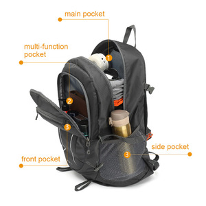 Mochilas plegables de viaje personalizadas al por mayor, mochila impermeable para acampar, mochilas para senderismo - Product Image 2