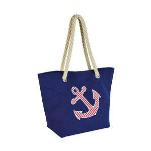 Sedex Bsci Factory Fashion custom Summer <b>women</b> print Anchor paper straw beach <b>tote</b> <b>bag</b> - Product Image 2
