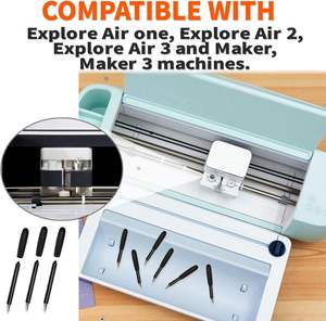 Lame de traceur pour noir Compatible avec <span class=keywords><strong>Cricut</strong></span> Deep Blade <span class=keywords><strong>Maker</strong></span>/ Explore Air - Product Image 5