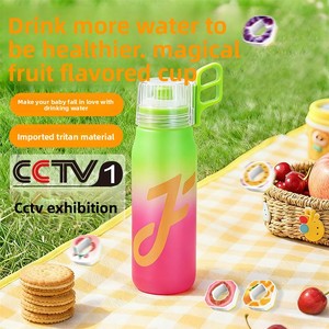 <strong>Joyfit</strong> Playful Straw Type Large Capacity 650ml Portable Fruit Flavored Water Cup for Men Women with Creative Design - Product Image 1