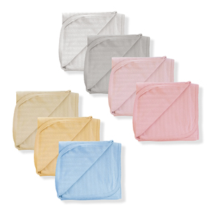 Couverture pour nouveau-né en coton biologique doux et personnalisé, emmaillotage lavable en Jacquard pour bébé - Product Image 2