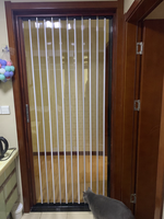 Pintu Lipat Geser Partisi Aluminium+PC Kustom dengan Rel dan Gagang untuk Kamar Tidur, Dapur & Ruang Tamu