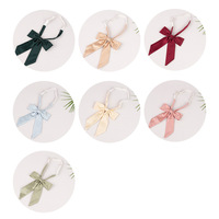Nœud papillon formel uni JK Light Color Pure à longue tige, couleur unie, coins nettes, en polyester et soie, vente directe usine