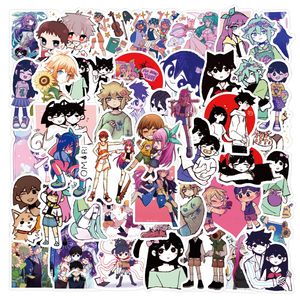 Autocollant <span class=keywords><strong>Omori</strong></span> de <span class=keywords><strong>jeu</strong></span> de dessin animé cool populaire 60 pièces décalcomanies de <span class=keywords><strong>jeu</strong></span> d'horreur - Product Image 3