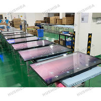 Support mural 10 13 15 21 24 27 32 43 pouces Win10 OS 64GB 128GB 256GB 512GB 1TB tout en un panneau pc interagir moniteur à écran tactile