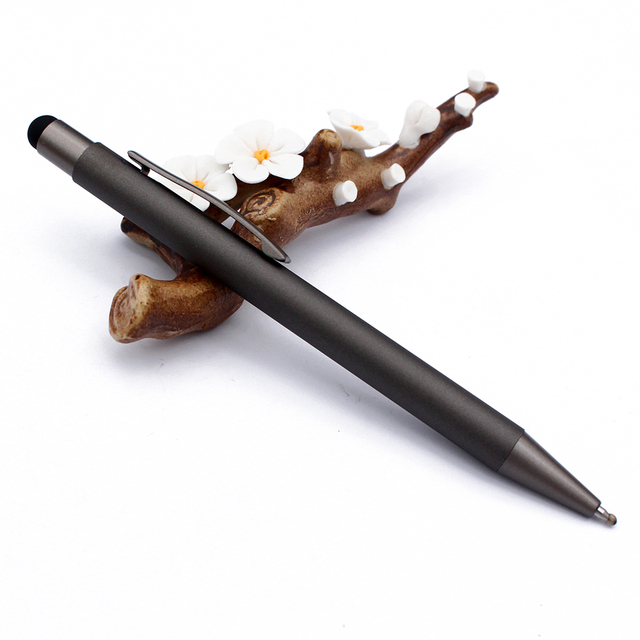 Factory Direct Sale Universal Gray Stylus Touch Pen for Mobile Devices Hot Wholesale Made of Metal Car Body Type