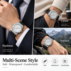 Correa de <span class=keywords><strong>Reloj</strong></span> de Caucho FKM para Audemars Piguet AP <span class=keywords><strong>Royal</strong></span> <span class=keywords><strong>Oak</strong></span> de 27 mm - Product Image 4