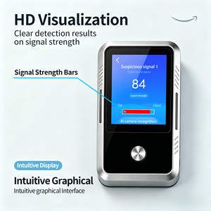 Detector de Cámaras Ocultas Inteligente con IA, Fácil de Usar, Escáner de Señal WiFi para Cámaras Espía, Protector de Privacidad Portátil para Hoteles - Product Image 4