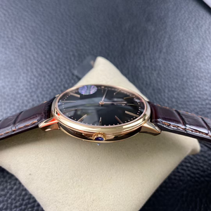 Montre mécanique automatique de luxe haut de gamme pour homme, boîtier en alliage d'acier inoxydable, bracelet en crocodile, design simple et original - Product Image 5