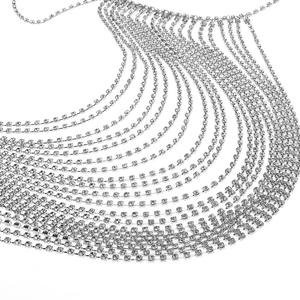 Vitiana — chaîne de poitrine en plaqué or, bijoux sexy pour plage d'été - Product Image 6