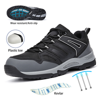 Chaussures de sécurité antistatiques légères JIANKUN pour usage en usine, embout en acier, unisexe, vente en gros, Chaussure de sécurité homme
