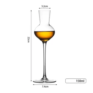 Good quality Whiskey Taster Fragrance Smell Goblet Designer Tulip Copita Nosing Whisky Glass