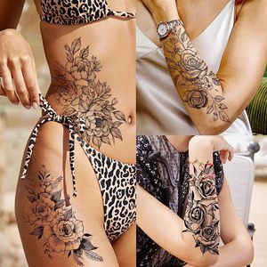 The Factory Popular Waterproof Half Arm <strong>Temporary</strong> Sticker <strong>Tatoo</strong> for Men - Product Image 6