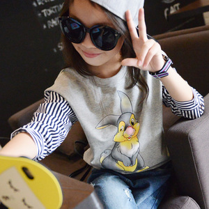 เสื้อฮู้ดดี้พิมพ์ลายการ์ตูนสำหรับเด็กผู้หญิงขายส่งยอดนิยมจากจีน - Product Image 2