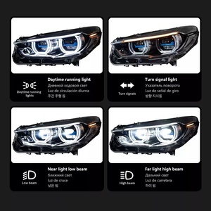 ชุดไฟหน้าเลเซอร์ TYPY 12V และไฟวิ่งกลางวันแบบ Golden Angel Eye สำหรับรถยนต์ซีรีส์ 5 GT F07 M5 - Product Image 4