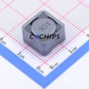 SS1280101MFB ตัวเหนี่ยวนำไฟฟ้าแบบ SMD, 12.5x12.5 มม. ( ค่าความเหนี่ยวนำ: 100uH ) ( ความแม่นยำ: 20% กระแสไฟฟ้าที่กำหนด: 2A ) - Product Image 1
