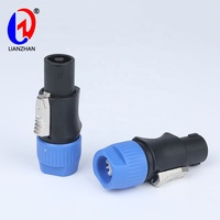 Connecteur mâle 4 pôles NL4 Speakon Prise audio pour haut-parleur avec connecteur Speakon haute connectivité