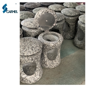 Pas cher <span class=keywords><strong>prix</strong></span> cimetière <span class=keywords><strong>funéraire</strong></span> granit pierre sculptée à énergie solaire Mini lampes de jardin pierre tombale lumières <span class=keywords><strong>tombe</strong></span> lanterne à vendre - Product Image 5