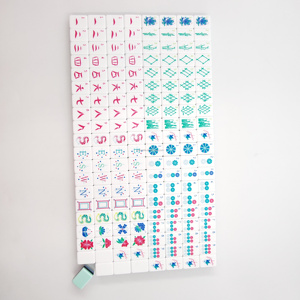 Ensemble <span class=keywords><strong>de</strong></span> Mahjong à la menthe <span class=keywords><strong>de</strong></span> 160 pièces avec étui, tuiles <span class=keywords><strong>de</strong></span> Mahjong américaines complètes, jeu <span class=keywords><strong>en</strong></span> acrylique style Art <span class=keywords><strong>Déco</strong></span>, cadeau pour femmes - Product Image 6