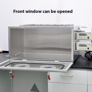 Boîte à gants <span class=keywords><strong>simple</strong></span> en acier inoxydable avec fenêtre de contrôleur d'eau et d'oxygène entièrement automatique Petite boîte à gants - Product Image 3