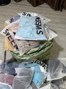 Used Clothing Bundles in Transparent Bags for Resale or <b>Donation</b> - Product Image 4