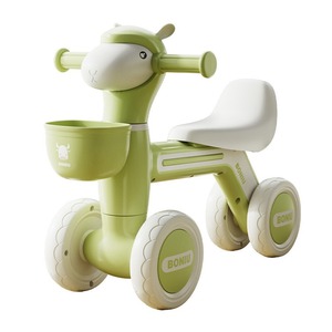 Bicicleta de equilibrio BONIU para niños de 1 a 3 años con cesta de almacenamiento, bicicleta deslizante unisex para niños pequeños - Product Image 1
