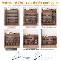Meuble à chaussures en acier durable - Grande capacité, gain de place, design moderne, simple, économique, multifonctionnel pour l'entrée de la maison