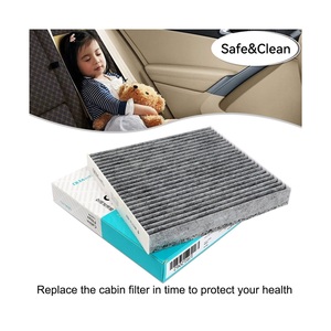 Filtre à air d'habitacle au charbon actif pour voiture 97133-L1000 97133-N9100 pour Hyundai Elantra Ioniq 5 Kona Santa Fe <span class=keywords><strong>Kia</strong></span> EV6 K5 <span class=keywords><strong>Niro</strong></span> - Product Image 4