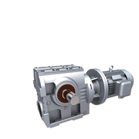 Moteur à engrenages personnalisé à angle droit 55 90 110 132 160 KW S 17 27 37 47 57 pour ascenseur/pont élévateur, palan/treuil, porte automatique, grue à empilement