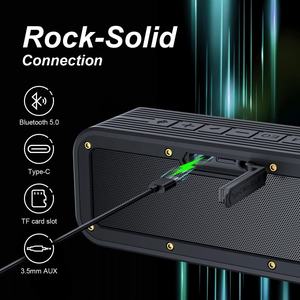 Haut-parleur portable étanche 40W avec indice IPX7, subwoofer et son stéréo HD pour les aventures en plein air - Product Image 2