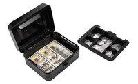Safewell CB0101K Sicherheits-Tresor, kleiner, farbiger Metall-Geldtresor mit Schlüsselschloss